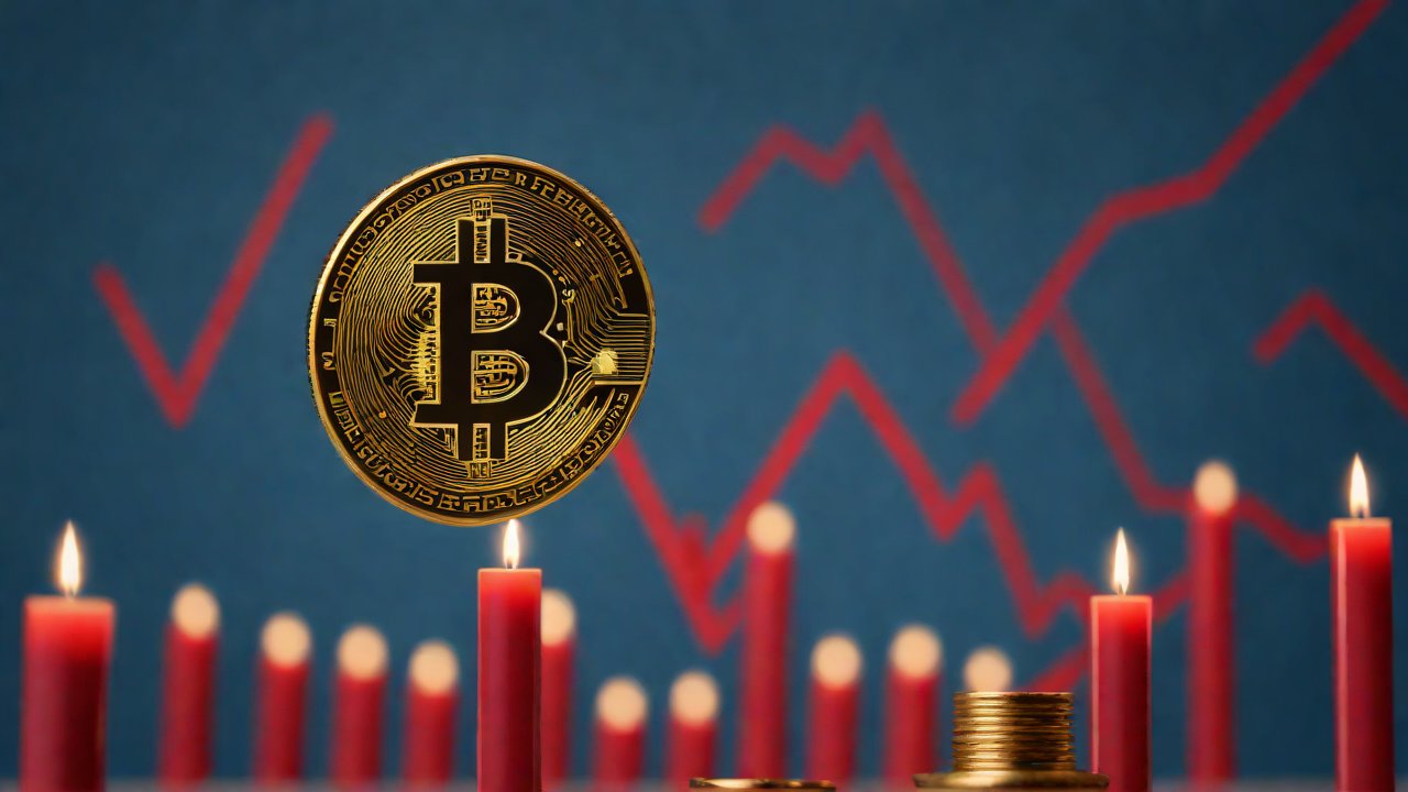 BTC价格是否形成下跌旗形？